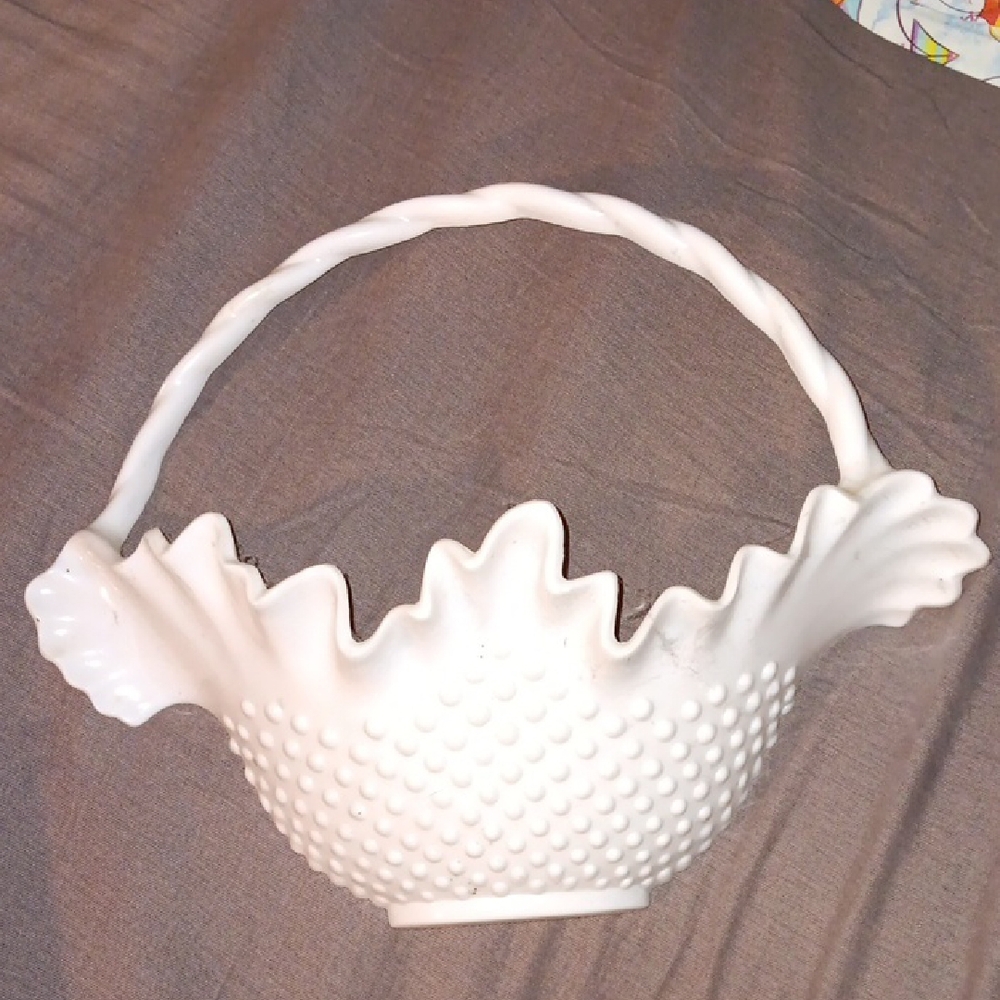 Elegant White Decorative Basket Wall Pocket Homeco